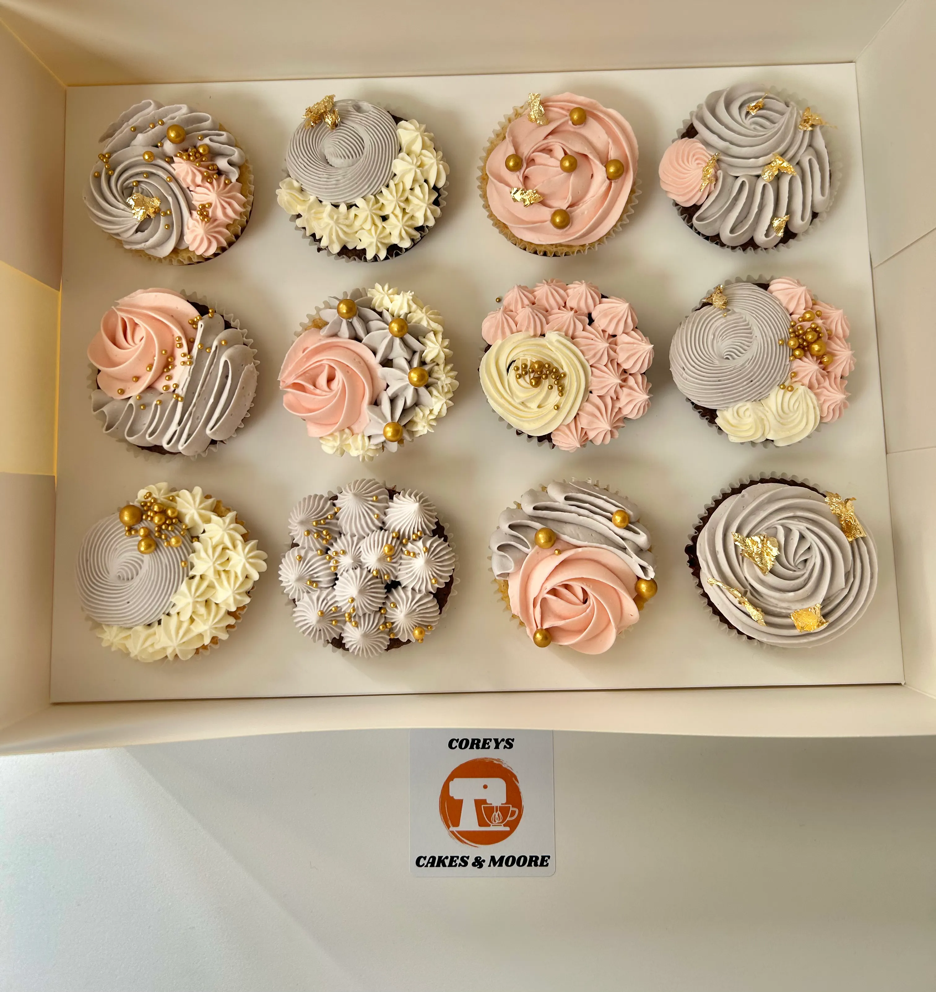 Custom cupcakes by Corey's Cakes